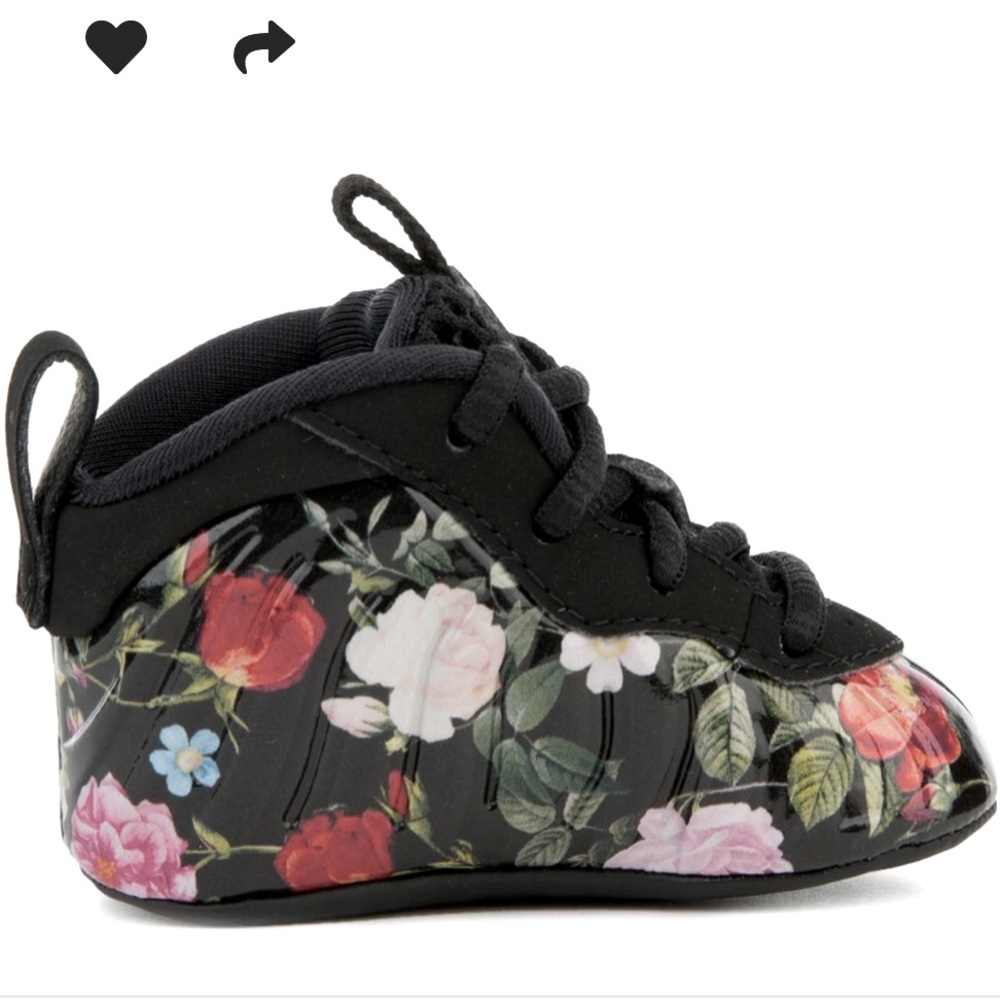 Nike Air Floral Foamposite Baby Shoes